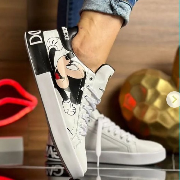 Dolce Gabbana Mickey Mouse Sneakers - Picture 14 of 14